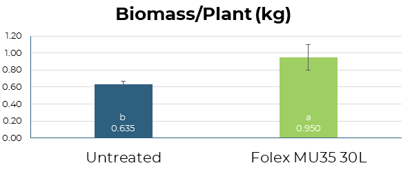 biomass/plant weight
