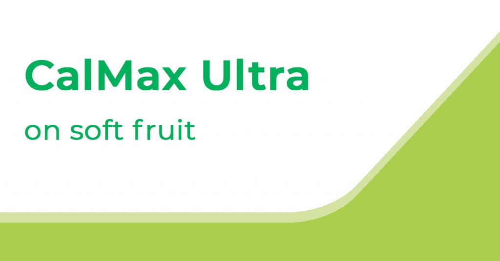 CalMax Ultra on soft fruit