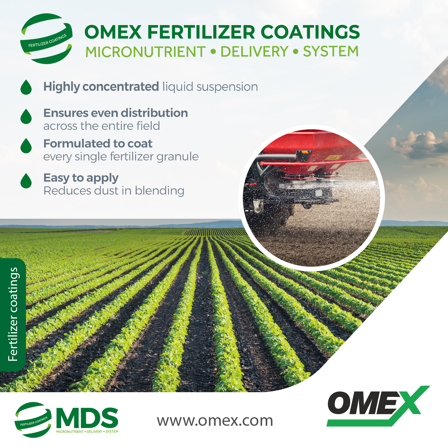 Help maximise crop yields with OMEX MDS